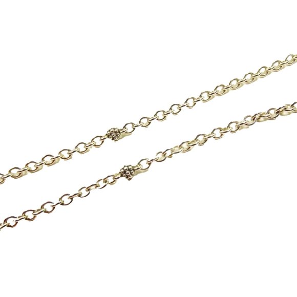 LAGOS Maya Sterling Silver Blue Turquoise Circle Stations Long Necklace - Picture 7 of 8